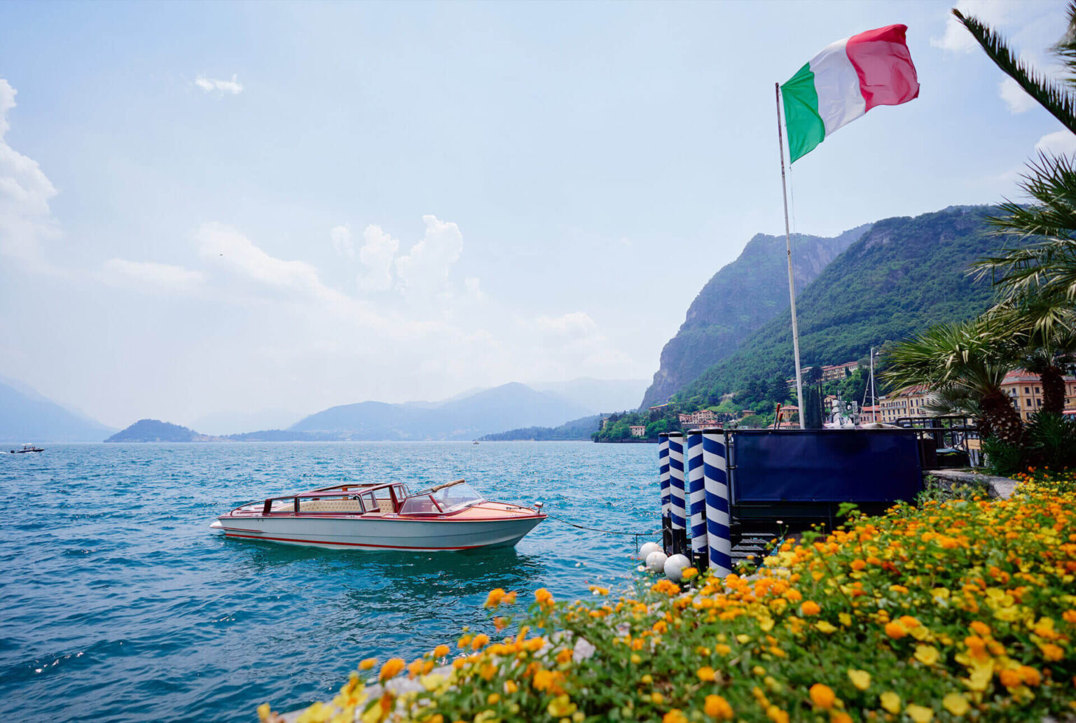 boat tour sul lago di como