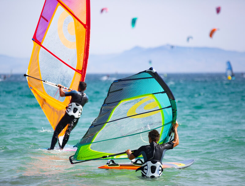 wind surf e sport acquatici sul lago di como